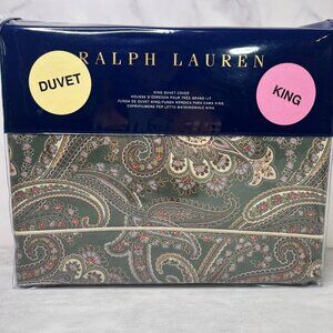 Ralph Lauren Heritage Paisley King Duvet Cover